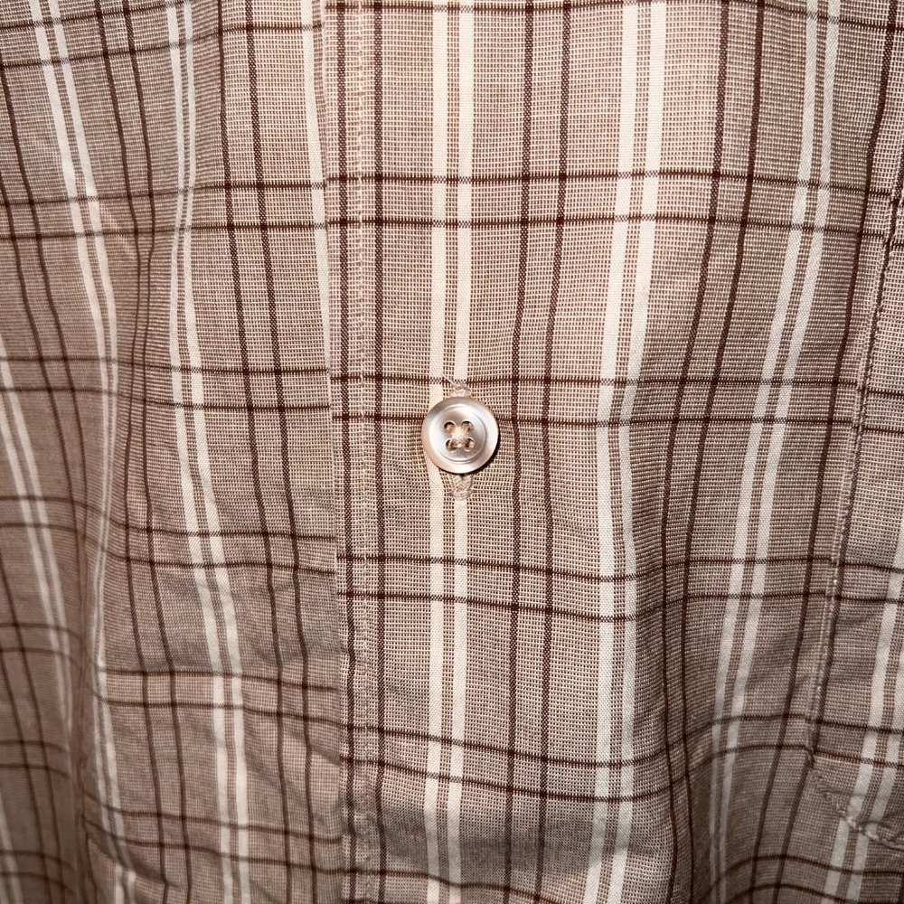 Coach Mens Button Down Medium Checkered - image 4